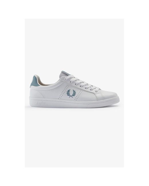 Fred Perry White Fred Lthr Trainer Sn33 for men