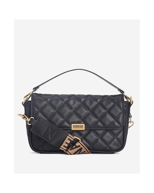 Barbour Blue Soho Quilted Crossbody Bag
