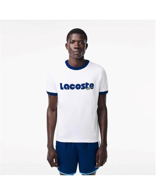 Lacoste Blue Logo T-shirt for men