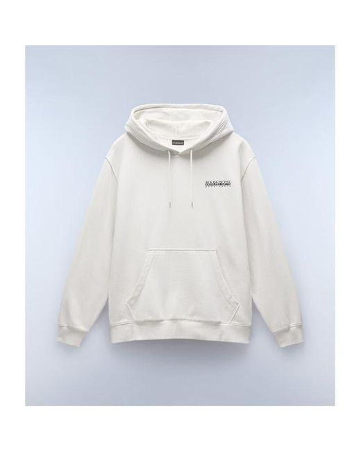 Napapijri White Napa Linth Hood Sn44 for men