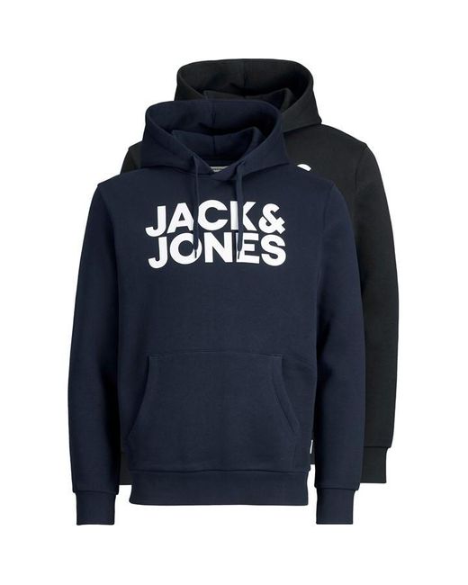 Jack & Jones Blue Corp 2-pack Hoodie for men
