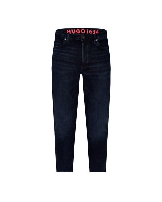 HUGO Blue 634 Tapered Denim Jeans for men