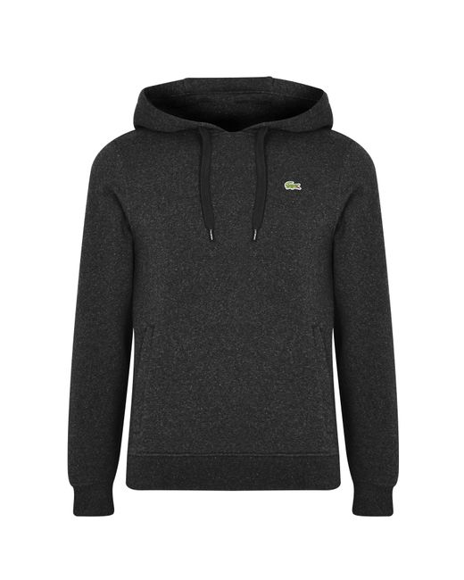 Lacoste Embroidered Croc Hoodie in Black for Men Lyst UK