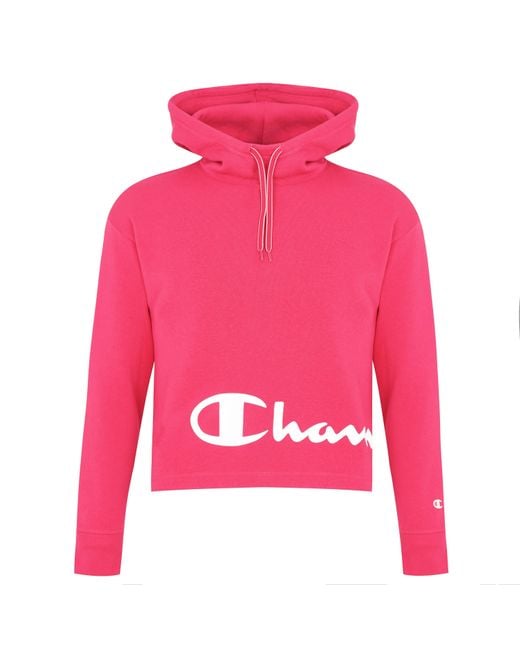 Champion Pink Hooded Sweatshirt