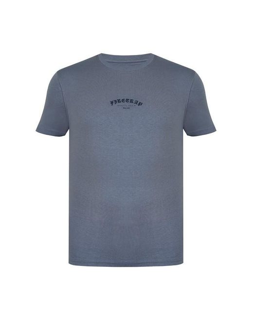 Firetrap Blue Trek T Shirt for men