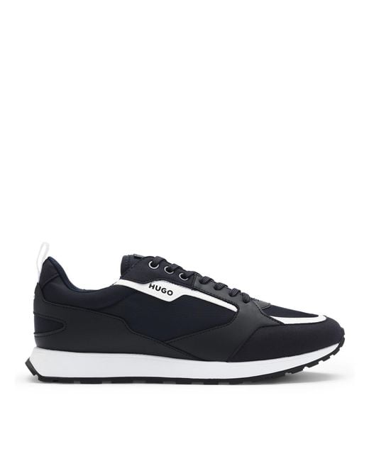 HUGO Blue Icelin Runn Trainers for men