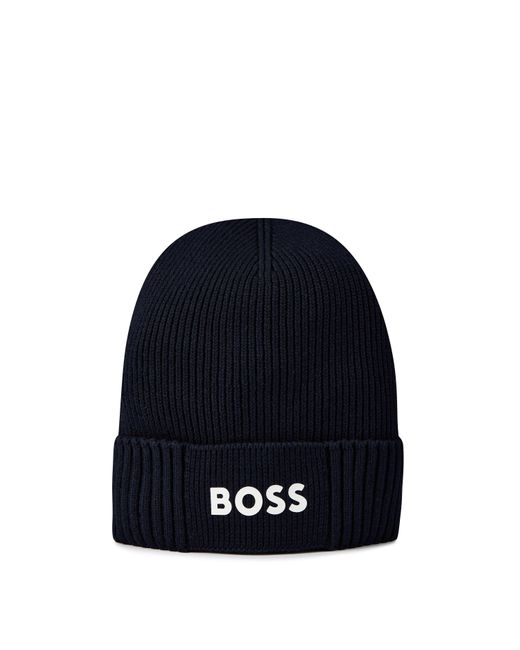 Boss Blue Asic X Beanie for men