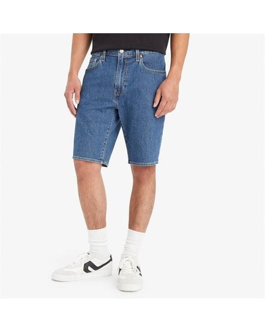 Levi's Blue 405 Standard Shorts Core for men