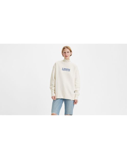 Levi's White Graphic Gardenia Sweatshirt