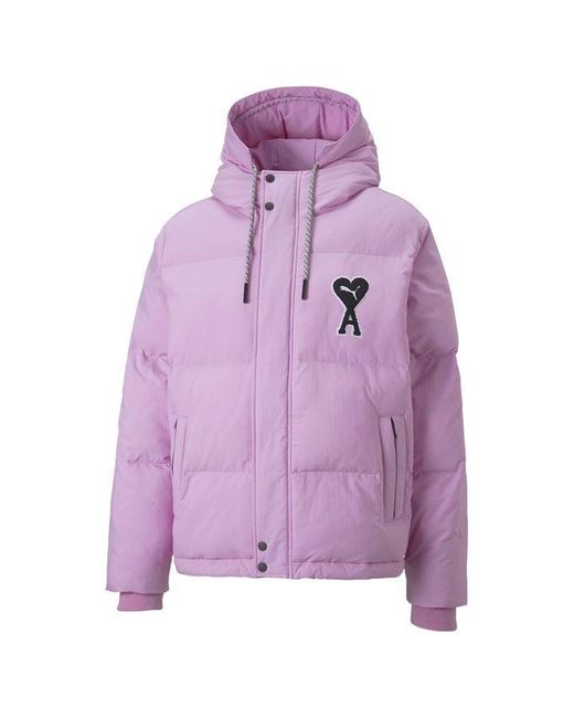 PUMA Purple X Ami Puffer Jacket