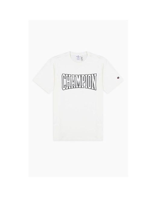 Champion White Bookstore T Shirt for men