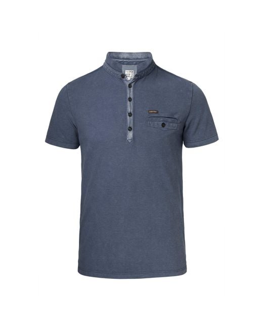 Firetrap Blue Peking Polo Shirt for men