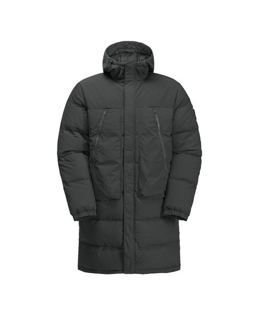 Jack Wolfskin Gray Dellbrueck Long Jacket for men