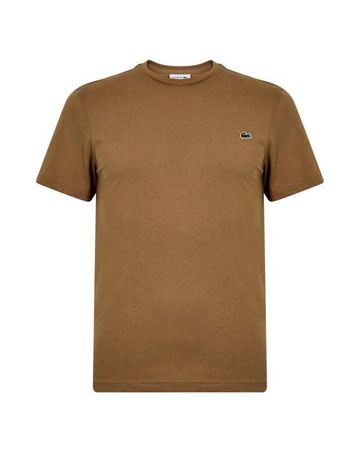 Lacoste Brown Logo T Shirt for men