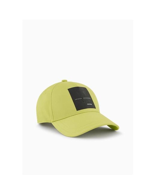Armani Exchange Yellow Man's Baseball Hat for men
