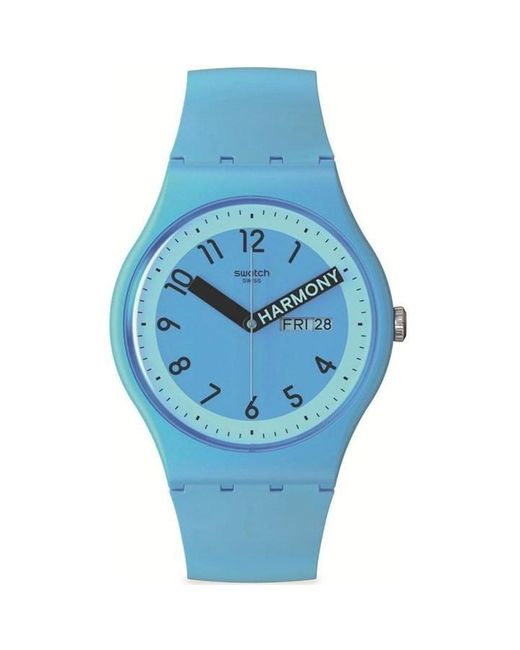 Swatch Blue Prdly Bl Wtch S29s702