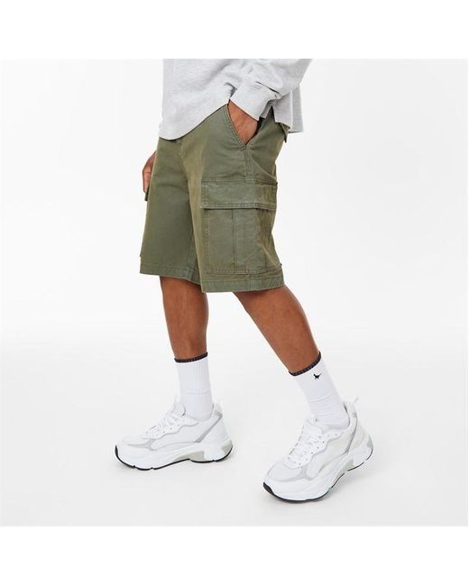 Jack Wills Green Cargo Shorts for men