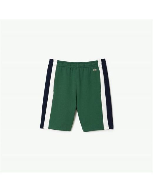 Lacoste Green Colour Block Shorts for men