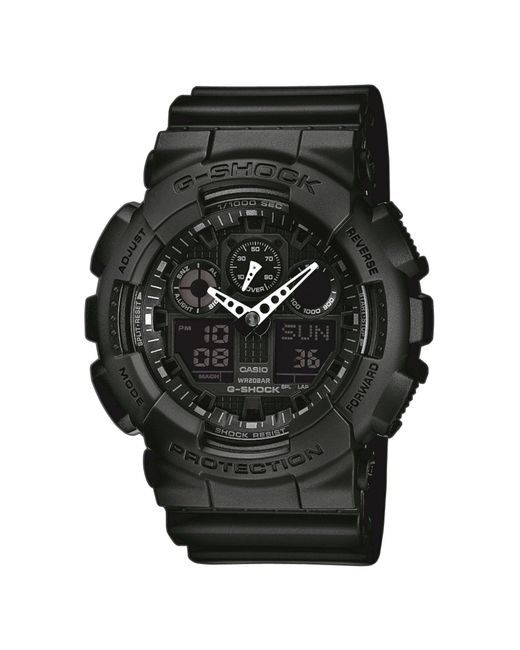 G Shock Ga 100 1A1Er Watch in Black for Men Lyst UK