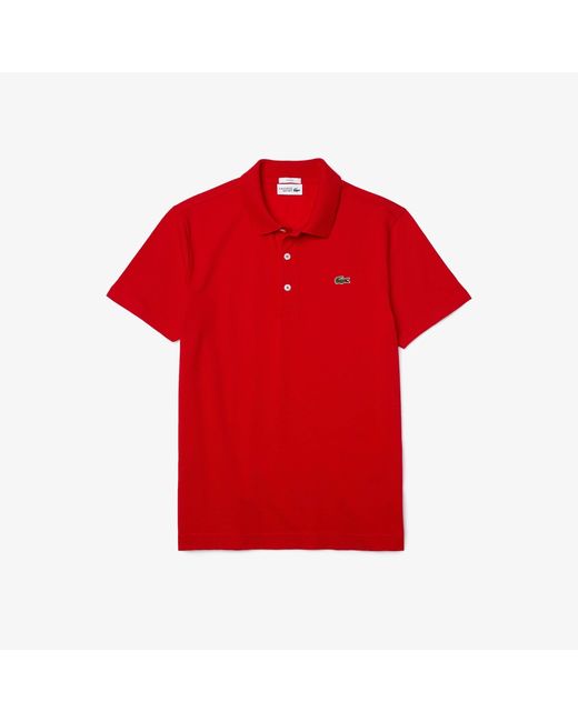 Lacoste Red Sport Slim Polo Shirt for men