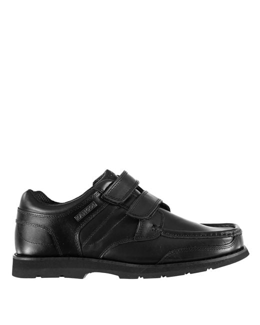 Kangol Black Harrow Vel Shoes for men