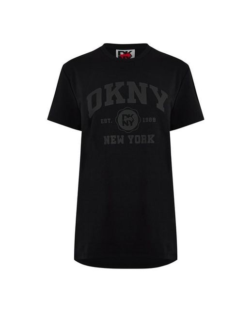 DKNY Black Varisty Tee Ld42