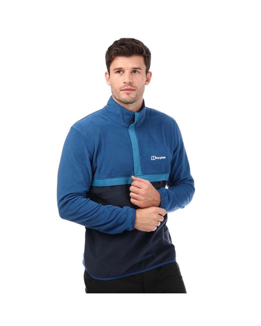 Berghaus Blue Aslam Micro Fleece Jacket. for men