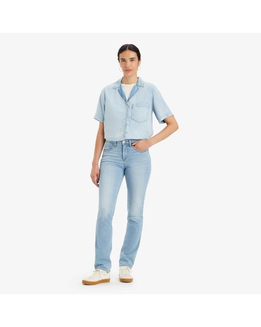 Shaping straight jeans hot sale