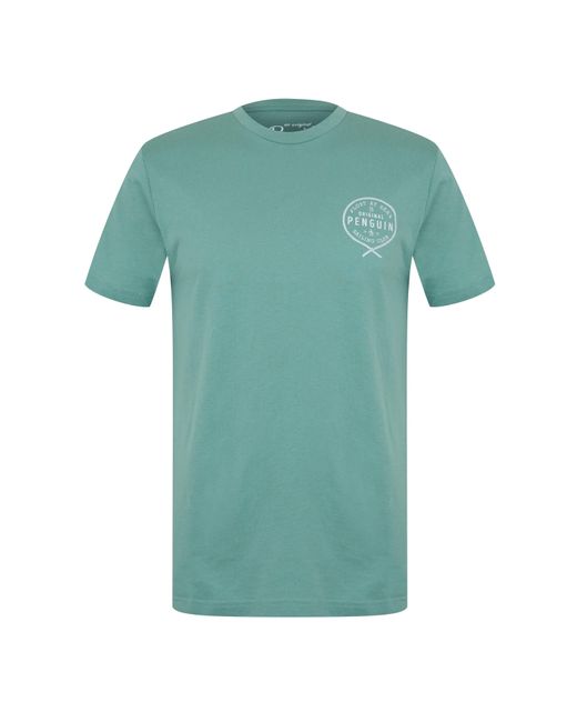 Original Penguin Green Crest Tee for men