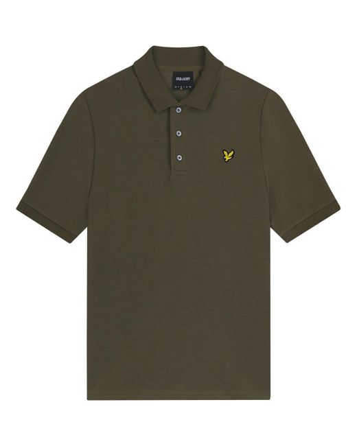 Lyle & Scott Green Chnky Slb Plo for men