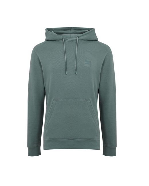 Boss Green Wetalk Logo Patch Hoodie for men