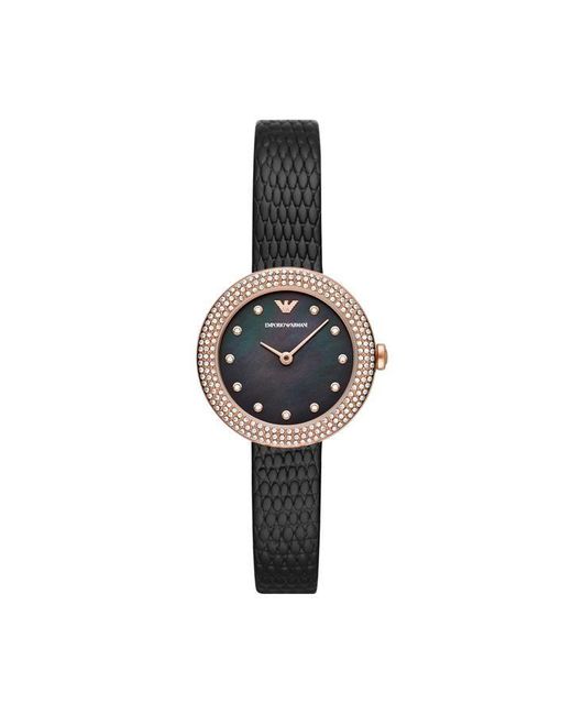 Emporio Armani Black Rosa Watch
