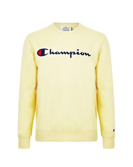 Champion Yellow Logo Sweatshirt for men
