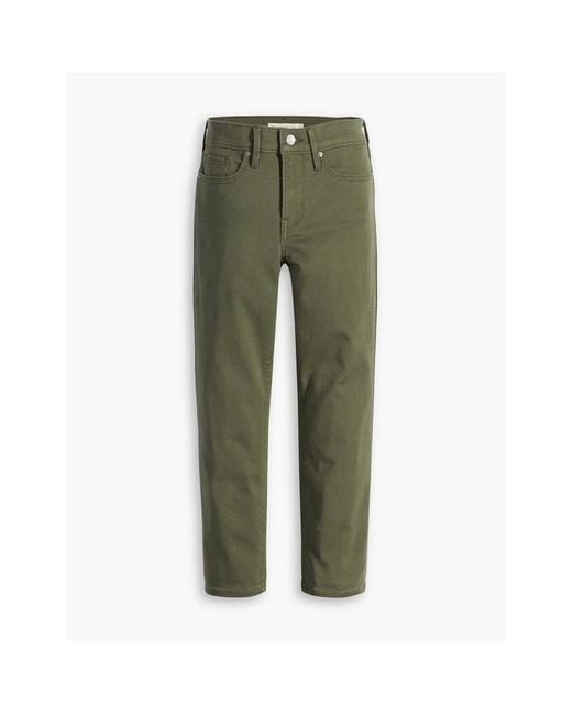 Levi's Green 311 Shaping Capri Jeans
