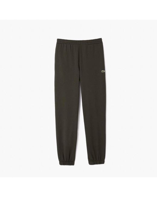 Lacoste Gray Fleece Jogging Bottoms for men