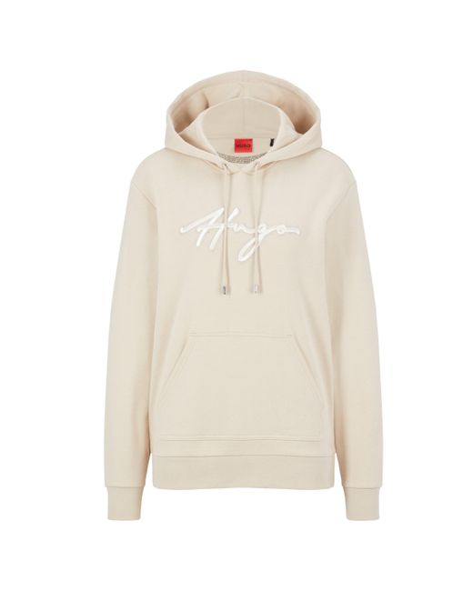 HUGO White Easy Oth Hoodie