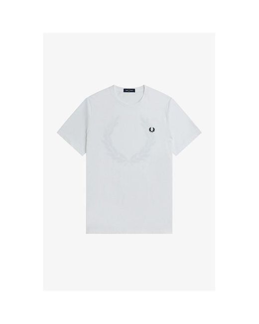 Fred Perry White Back Graphic T-shirt M for men
