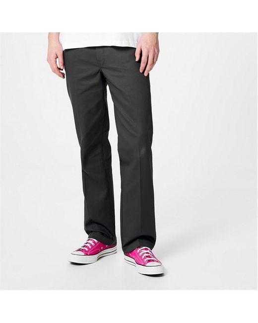 Dickies Gray 873 Slim Trousers for men