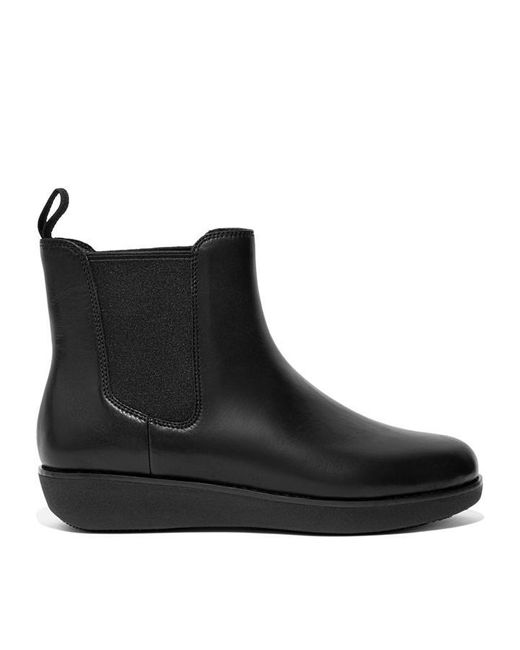 Fitflop Black S Fit Flop Sumi Leather Chelsea Boots