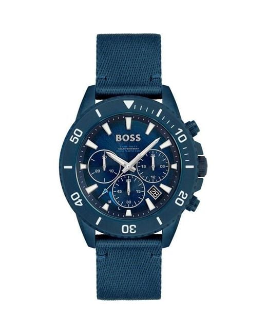 Boss Blue Men's Watch 1513919 (ø 46 Mm) for men