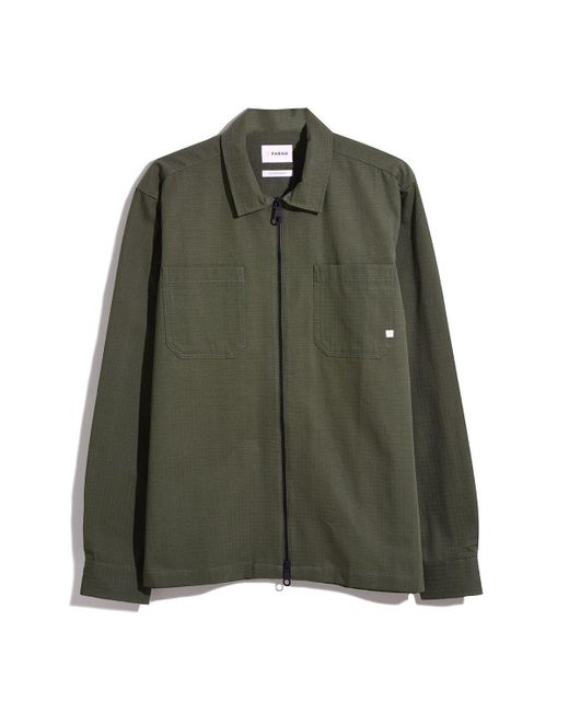 Farah Green Olmes Ovrshirt for men