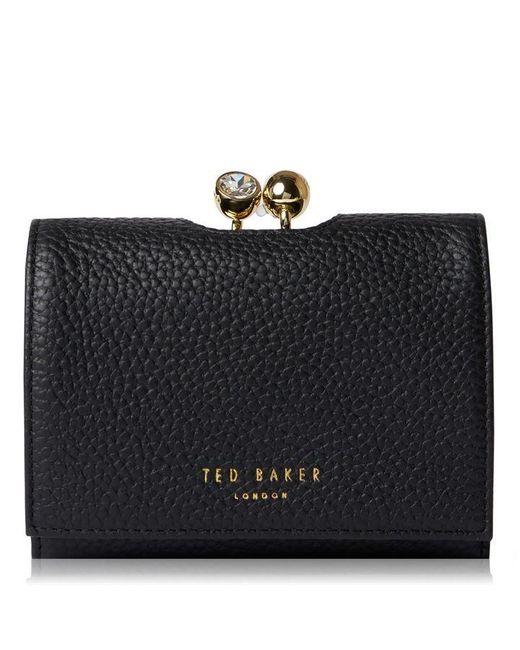 Ted Baker Black Ted Maciey Crystal Top Bobble Purse
