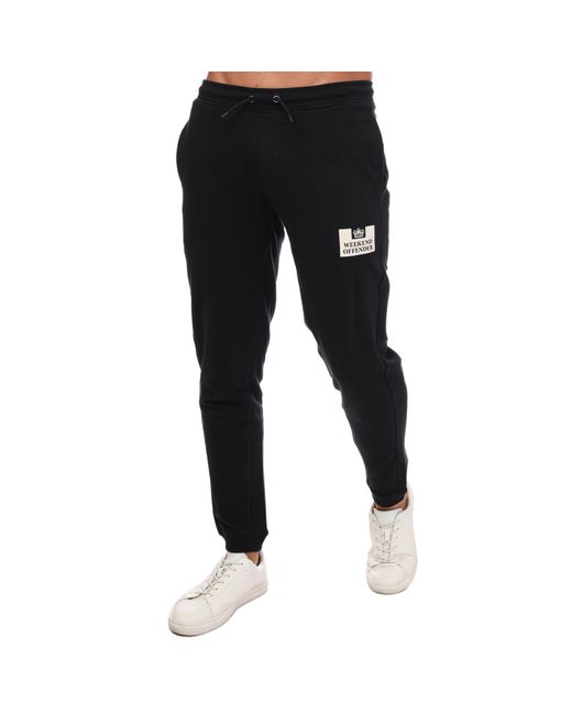 Weekend Offender Black Vladstock Jog Pant for men