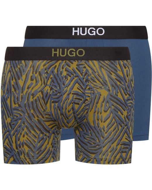 HUGO Blue 2 Pack Cotton Briefs for men