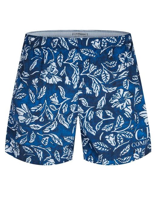 C P Company Blue Swim Shorts for men