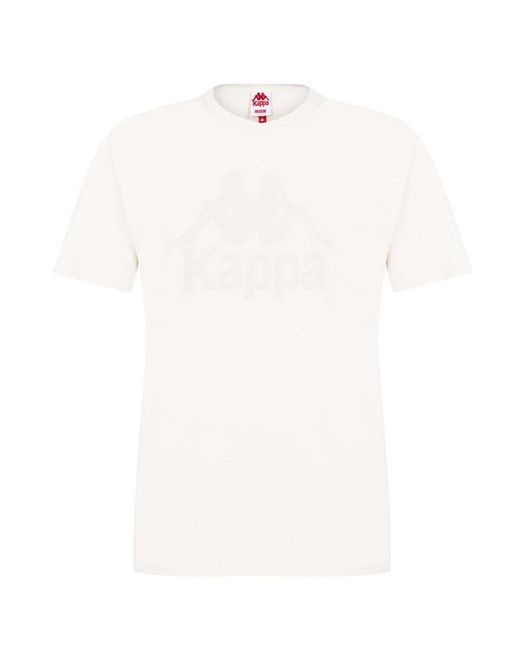 Kappa White Authentic Logo T Shirt for men