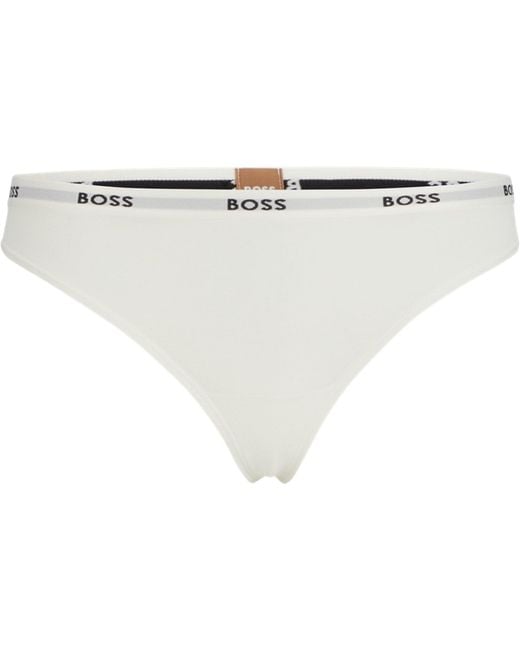 Boss White Thong Ci 10253667 01