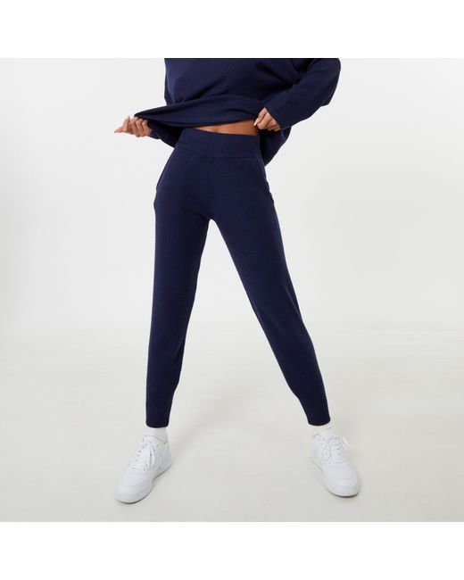 Jack Wills Blue Jw Lounge Knitted Joggers