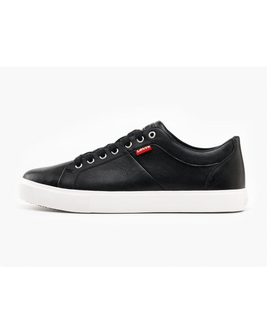 Levi's Black Woodward Trainers for men