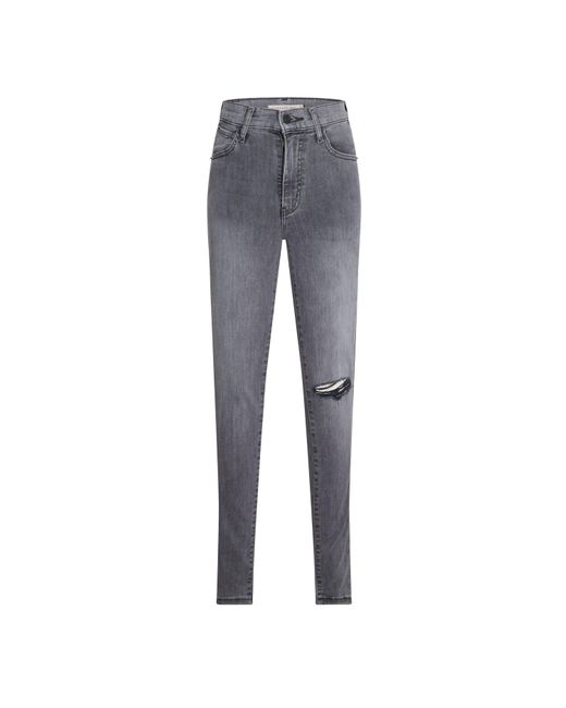 Levi's Gray Mile High Super Skinny Ab914 B